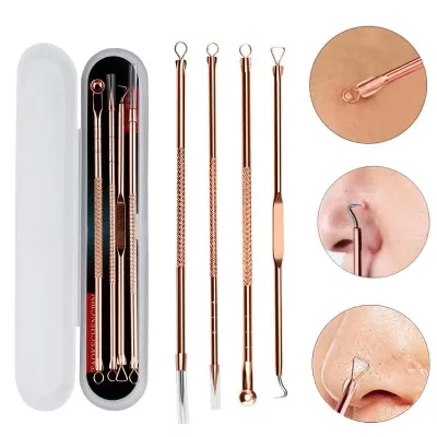 4pcs Acne Blackhead Remover Needles Set